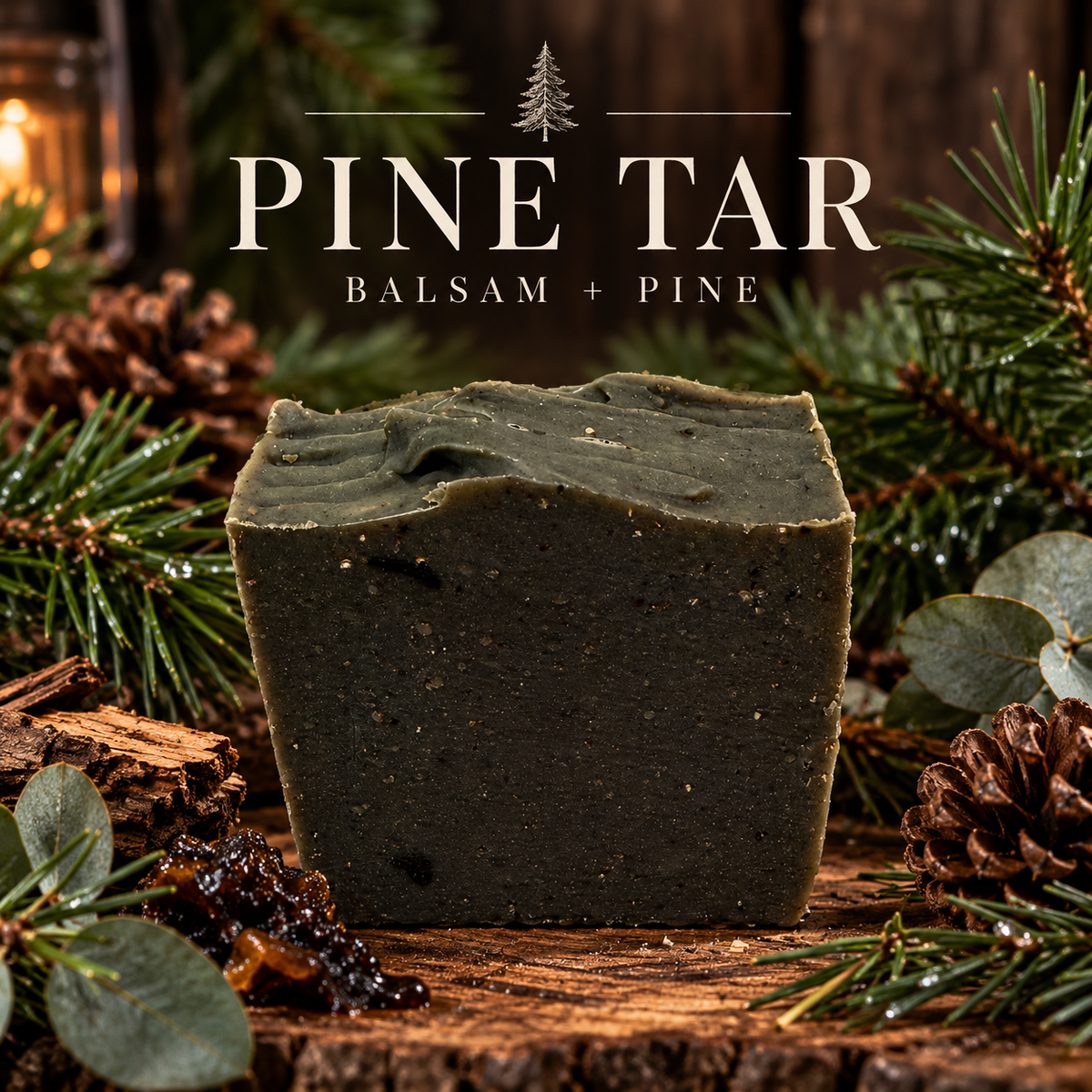 Pine Tar Goat Milk Soap