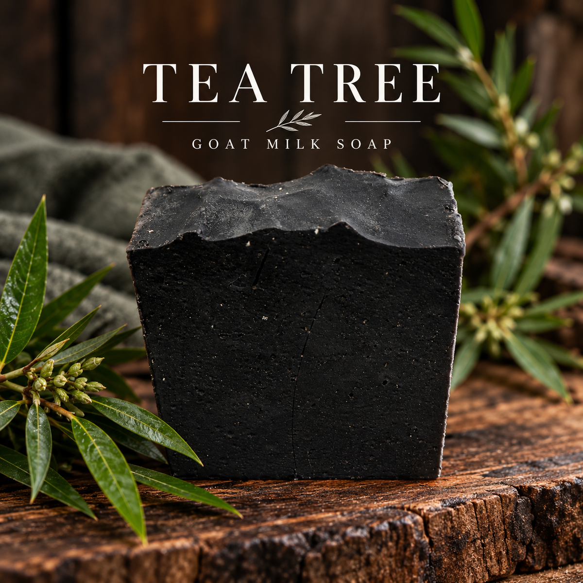 Tea Tree and Charcoal Goat Milk Soap