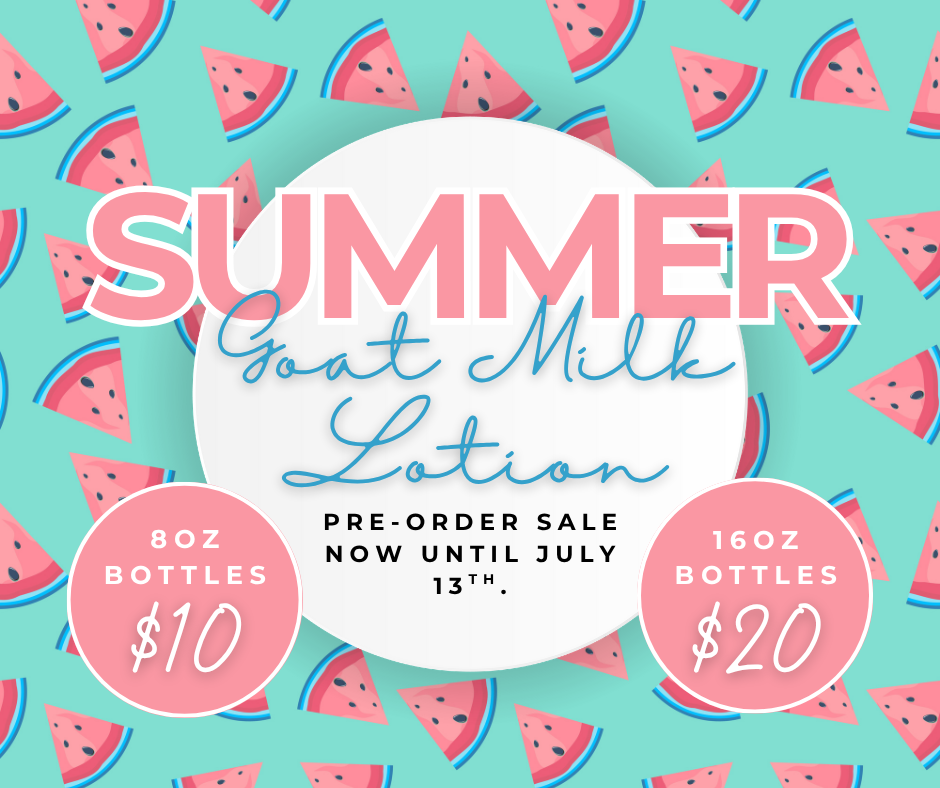 Goat Milk Lotion Pre-Order Sale